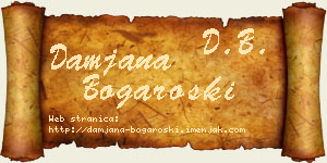Damjana Bogaroški vizit kartica